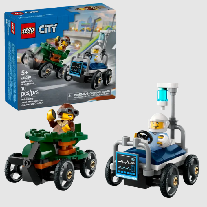 Lego City 60459 Aeroplane vs. Hospital Bed - The Toy Station