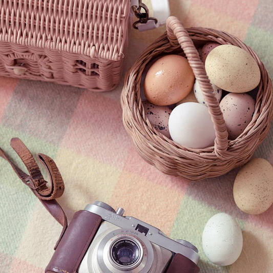 OlliElla Rattan Berry Basket