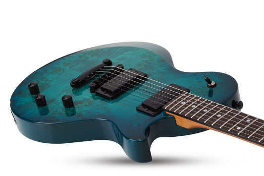 Schecter Solo-II Standard Electric Guitar - Ocean Blue Burst