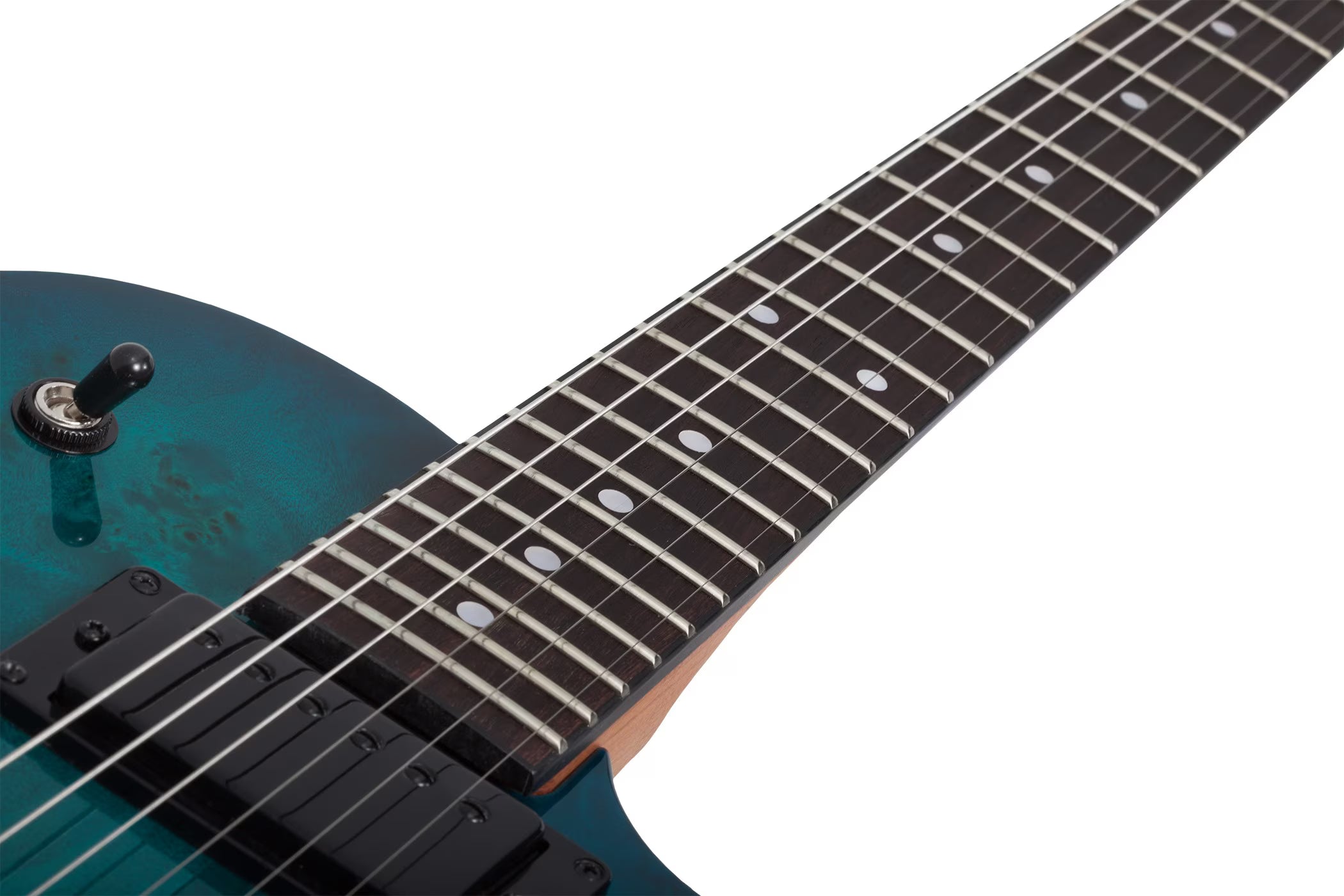 Schecter Solo-II Standard Electric Guitar - Ocean Blue Burst