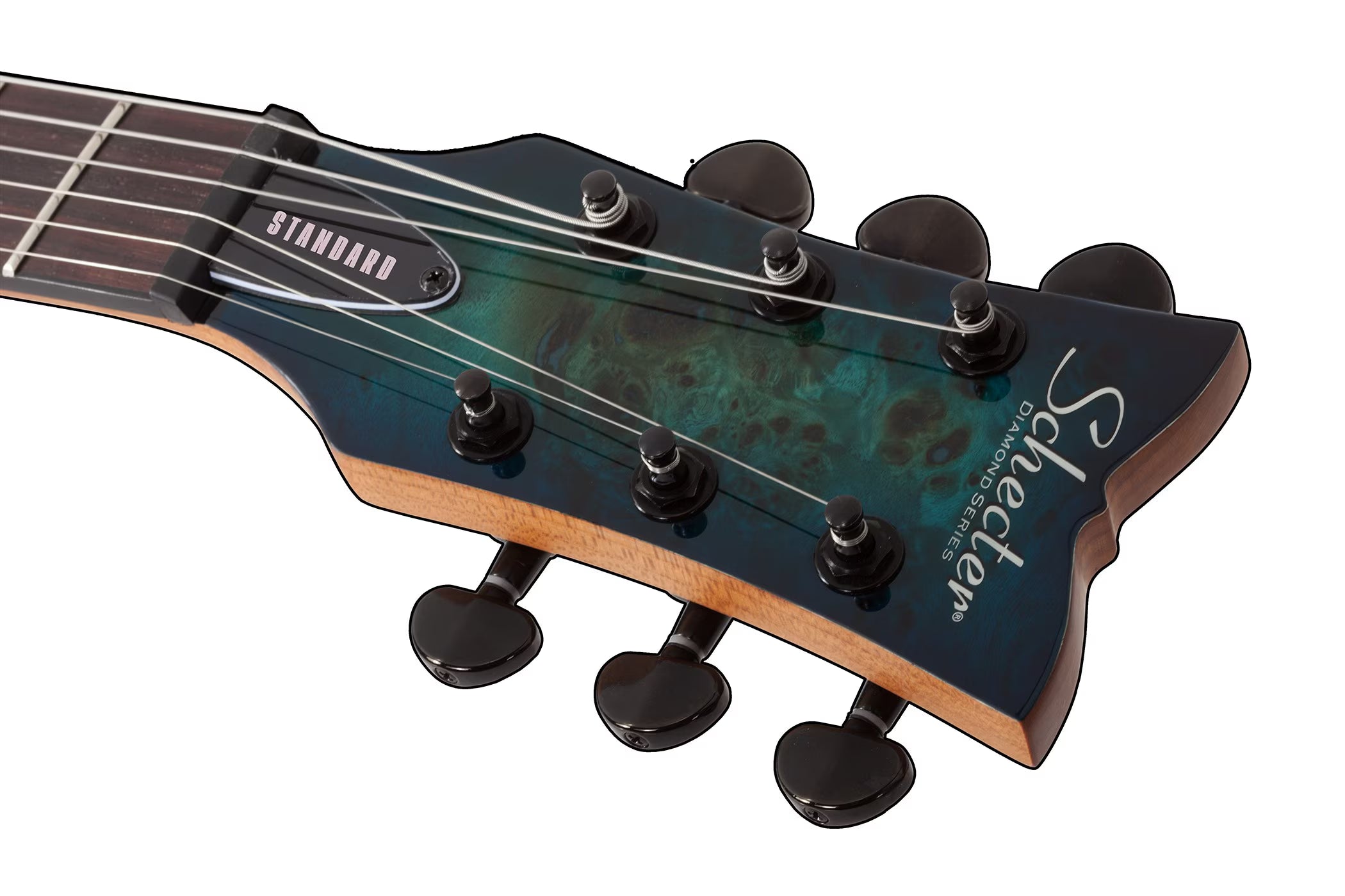 Schecter Solo-II Standard Electric Guitar - Ocean Blue Burst