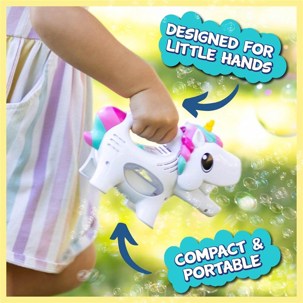 Maxx Bubbles - Handheld Unicorn Bubbler - The Toy Station