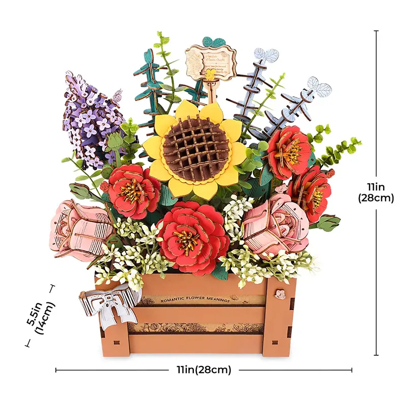 Rowood Wooden Bloom Box - The Toy Station