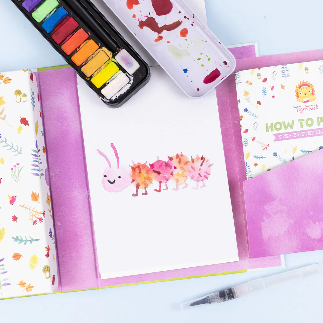 Tiger Tribe How to Paint Watercolour - The Toy Station