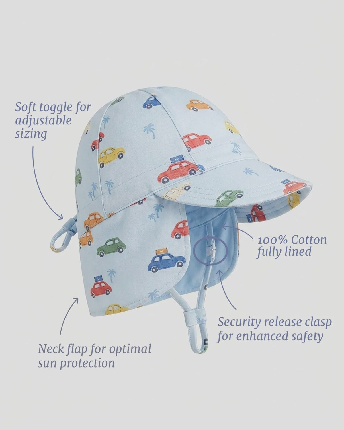 Flap Cap Arcadia UPF 50+