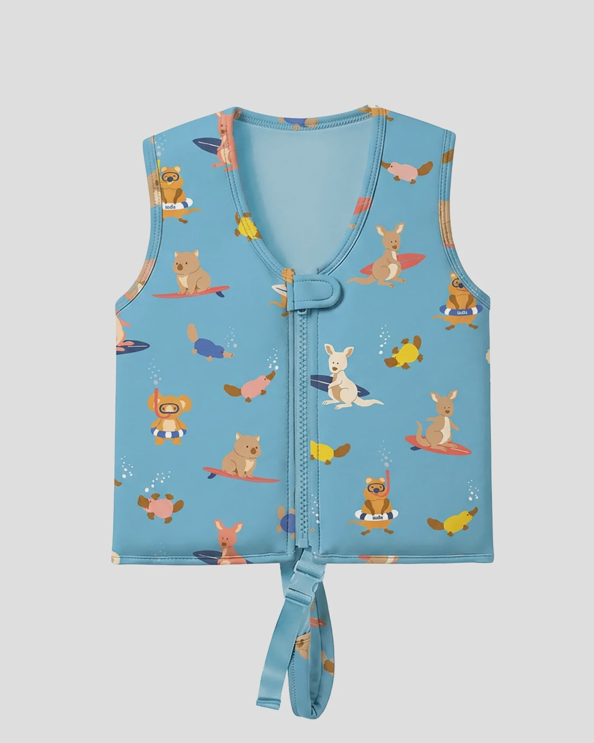 Swim Float Vest Pirate UPF 50+ Beach Buddies (Blue) | Lightweight