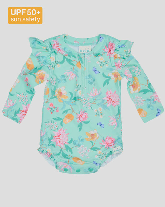 Swim Onesie L/S Ripple