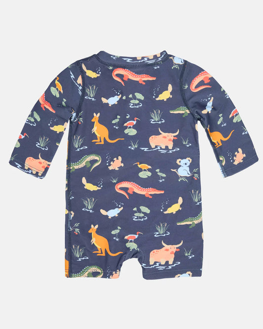 Swim Onesie L/S Splash