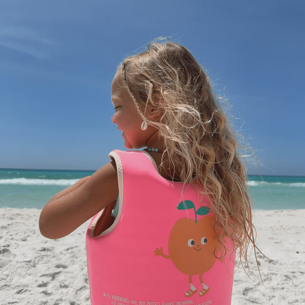 Kids Swim Vest - Poppy the Peach