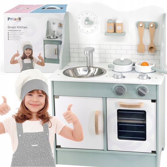 PolarB Green Kitchen with Accessories - The Toy Station