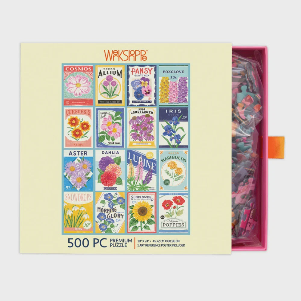 Werkshoppe Seed Packets 500Pc Premium Puzzle