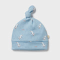 Sunny Seagulls Organic Pointelle Knot Hat