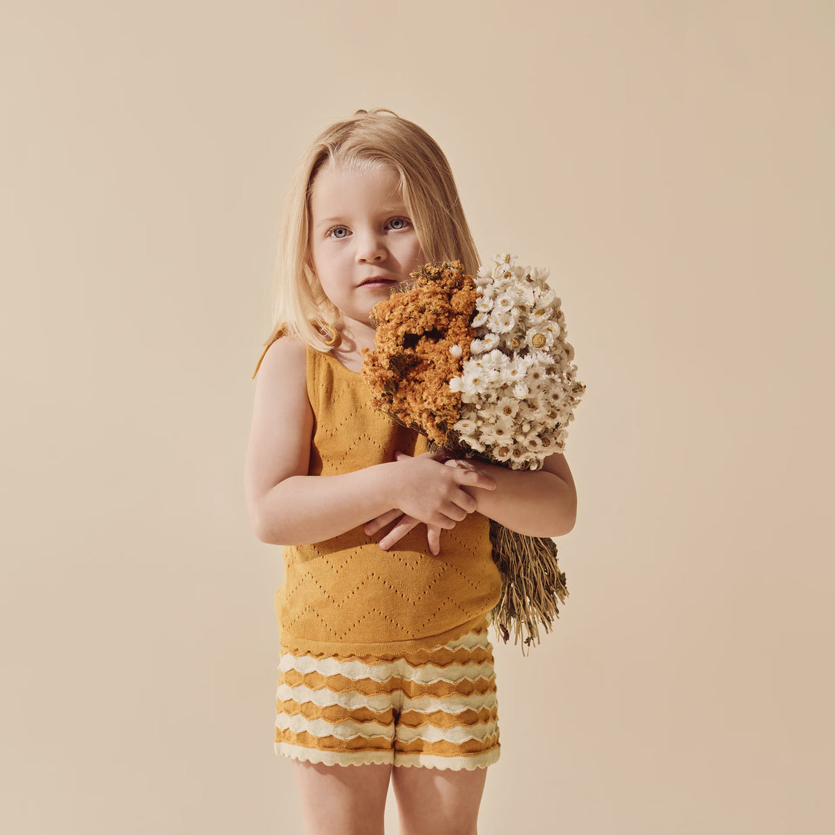 Marmalade Organic Knitted Chevron Set