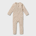Little Lady Bugs Organic Zipsuit with Feet