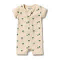 Tiny Palm Organic Boyleg Zipsuit