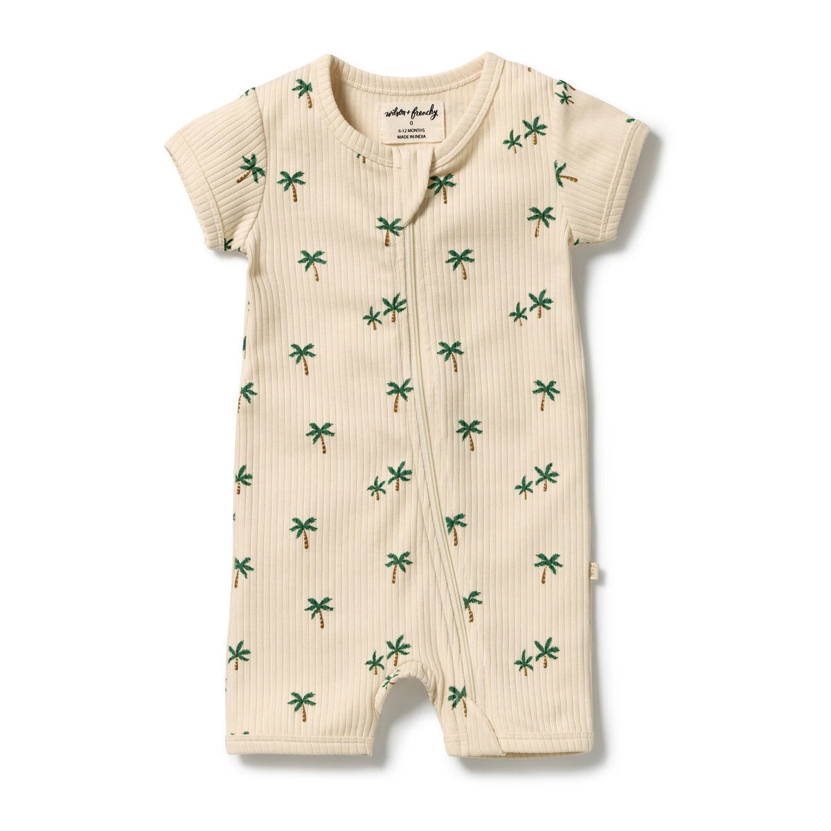 Tiny Palm Organic Boyleg Zipsuit