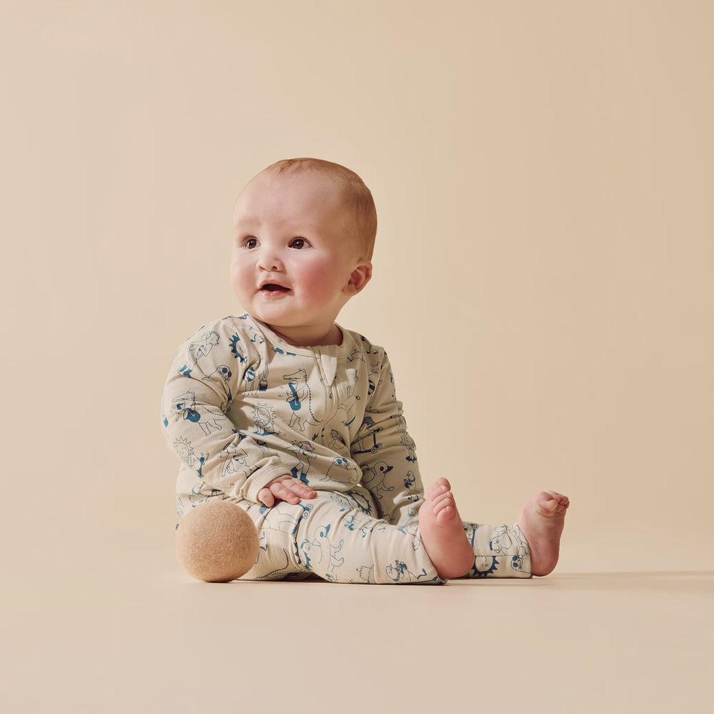 Tout est Magique Organic Zipsuit with Feet