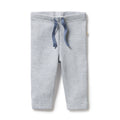 Organic Stripe Rib Legging - Raindrop - The Toy Station