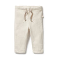 Organic Stripe Rib Legging - Oatmeal - The Toy Station
