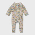 Tiny Bloom Organic Zipsuit with Feet - The Toy Station