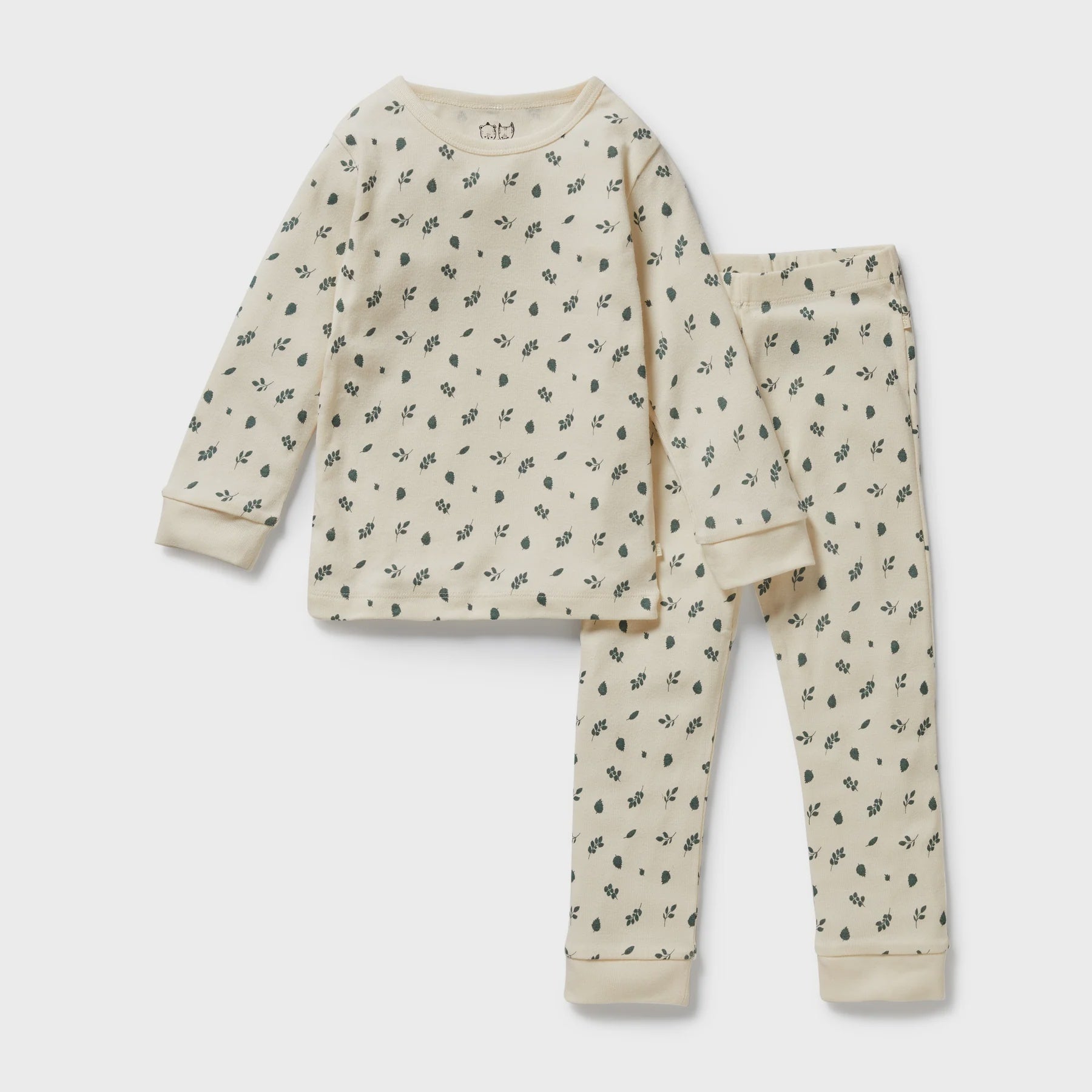 Wilson & Frenchy - Twilight Leaf Organic Long Sleeved Pyjamas - The Toy Station