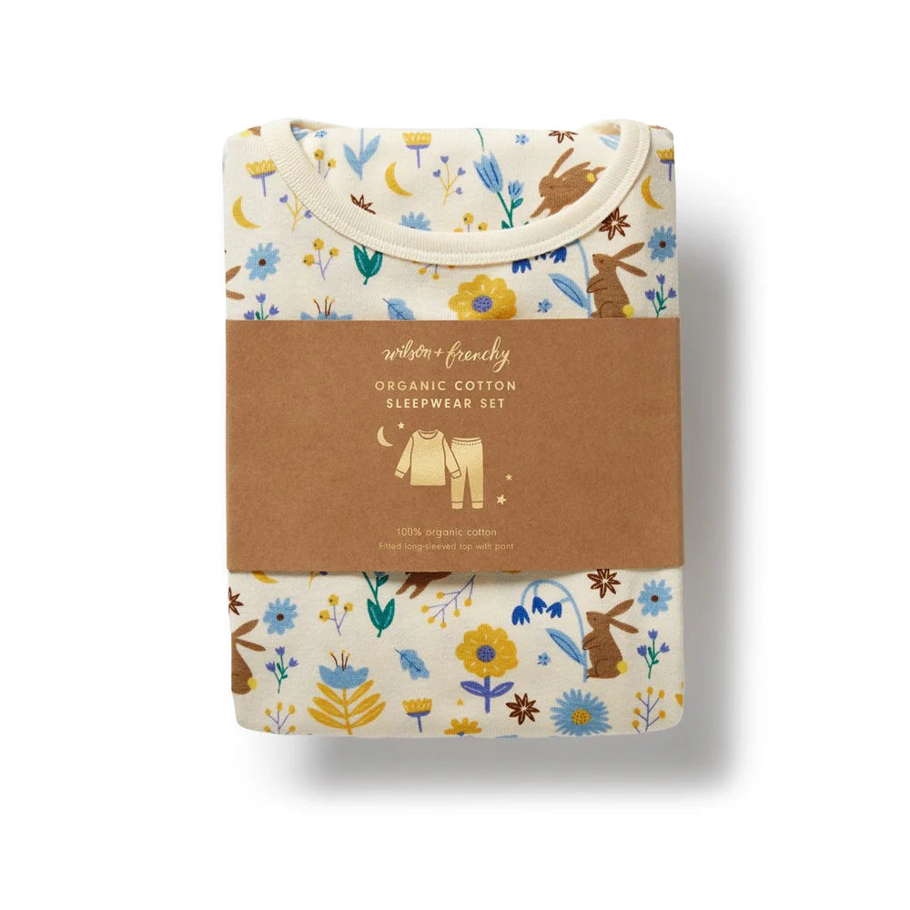 Daisy Mae Organic Long Sleeved Pyjamas - The Toy Station