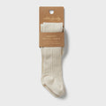 Wilson & Frenchy - Buttermilk Organic Ribbed Tights