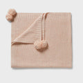 Wilson and Frenchy Organic Knitted Blanket - Fairy Floss - The Toy Station