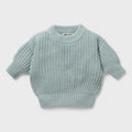 Duck Egg Organic Knitted Jumper - The Toy Station