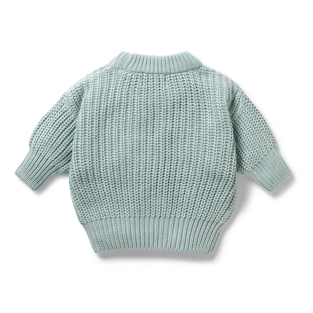 Duck Egg Organic Knitted Jumper - The Toy Station