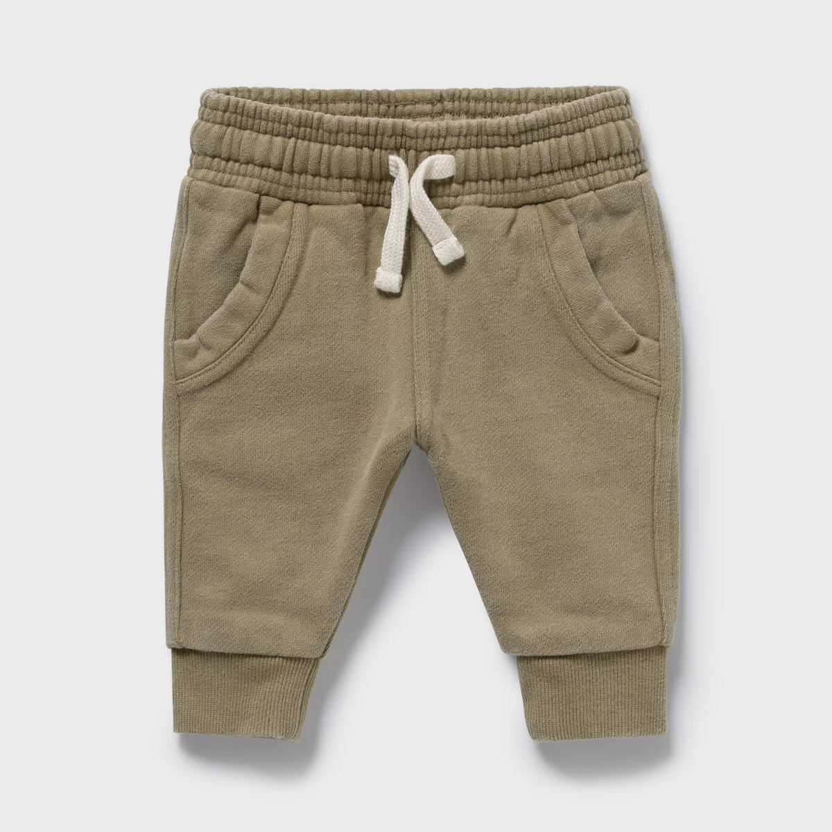 Olive Organic Terry Sweat Pant