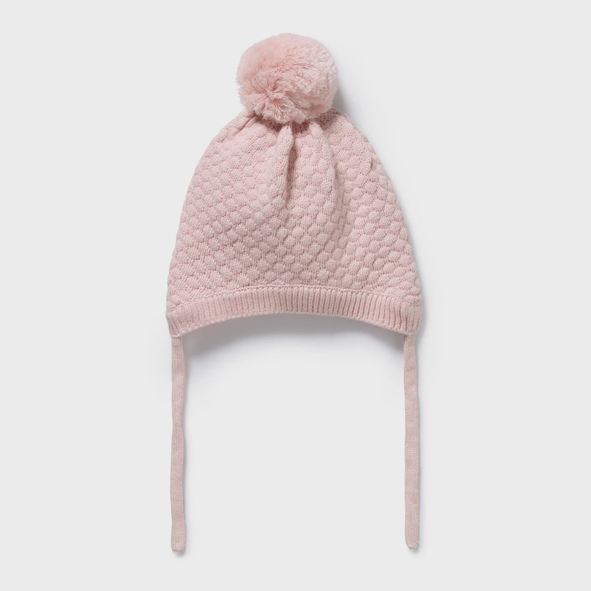 Marshmellow Organic Knitted Bubble Bonnet