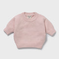 Marshmellow Organic Knitted Bubble Jumper