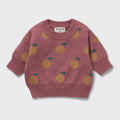 Clementine Organic Knitted Jacquard Jumper