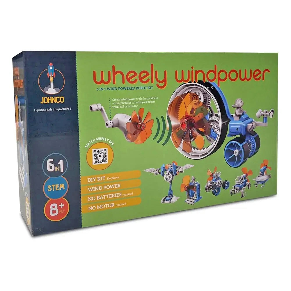 Wheely Windpower 6 in 1 Powered Robot - The Toy Station