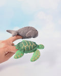 Waru and Dhangal – Sea Turtle & Dugong Finger Puppets Set