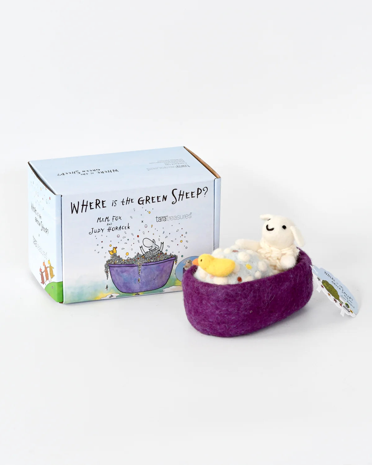 Where Is The Green Sheep? Bath Sheep Play Set