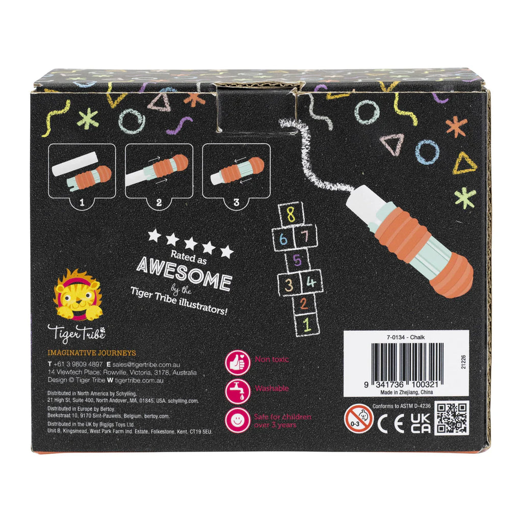 Tiger Tribe Chalk Stationary - The Toy Station