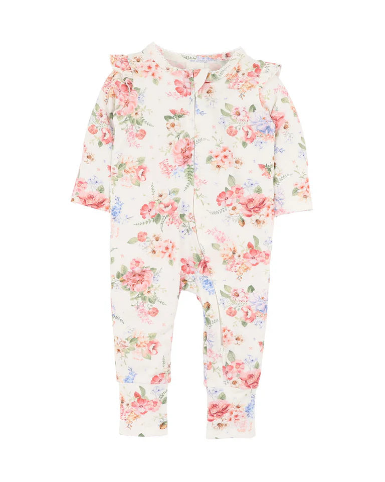Anya Bloom Organic Long sleeve Zip suit