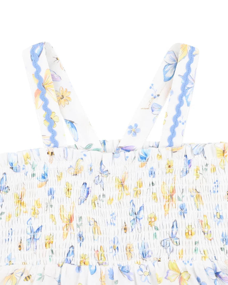 LIBBY TIERED BUTTERFLY DRESS 3-7Y