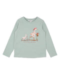 Bébé by Minihaha EMMY DUCKS ON SCOOTER LS TEE 3-7 YRS