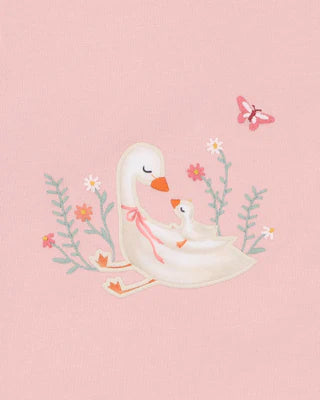 Bébé by Minihaha EMMY DUCKS AND FLOWERS LS TEE