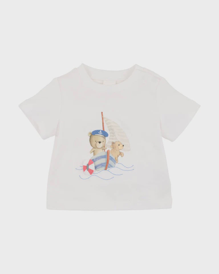 Axel Friends in a boat Organic Tee - The Toy Station