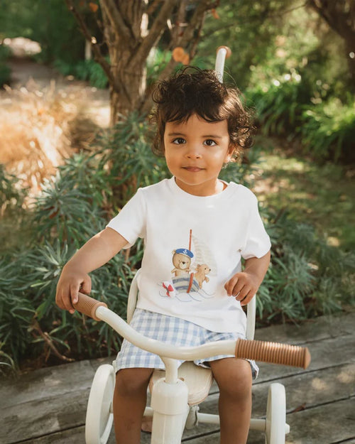 Axel Friends in a boat Organic Tee - The Toy Station
