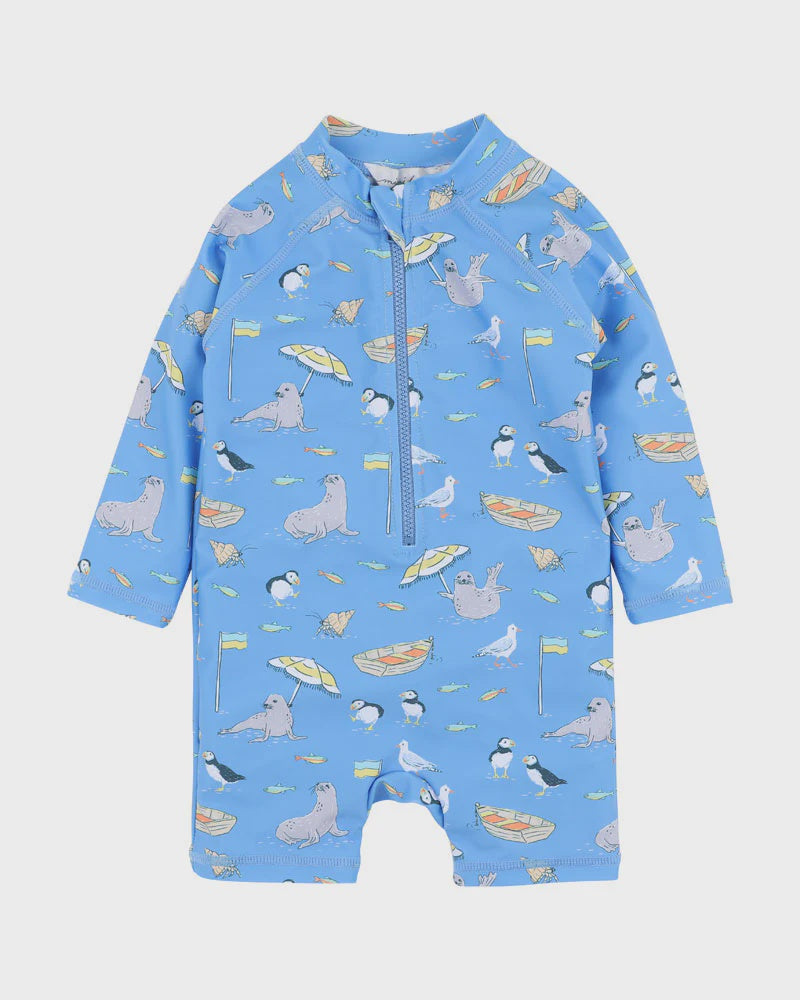 Minihaha Swim CONWAY PRINT LS RASH SUIT