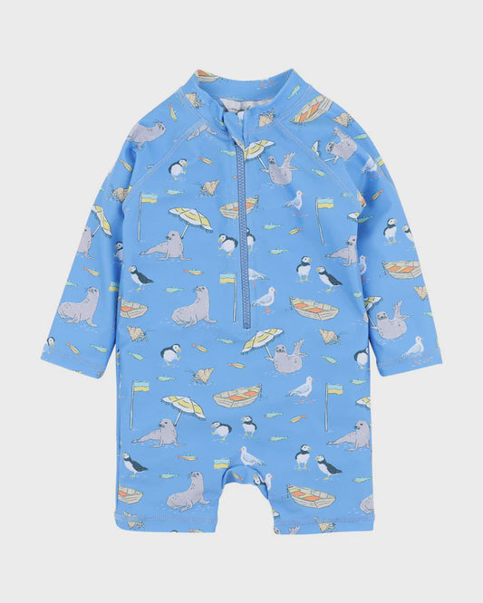 Minihaha Swim CONWAY PRINT LS RASH SUIT