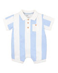 MAX WIDE STRIPE RUGBY ROMPER
