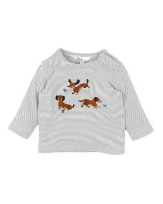 Bébé by Minihaha OTTO DOGS ORGANIC LS TEE