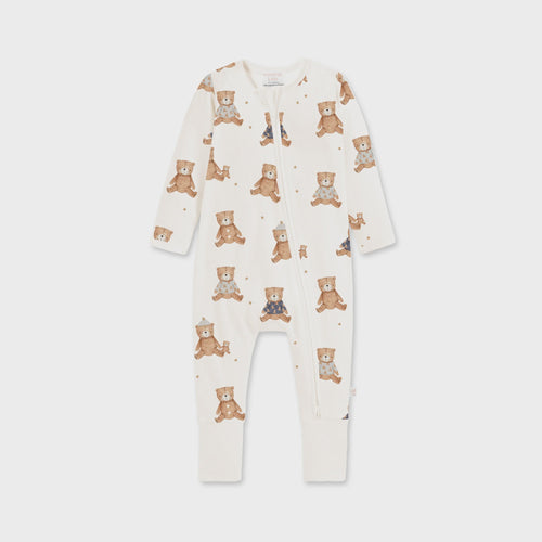 Bamboo Zipsuit - Mr.Ted - The Toy Station