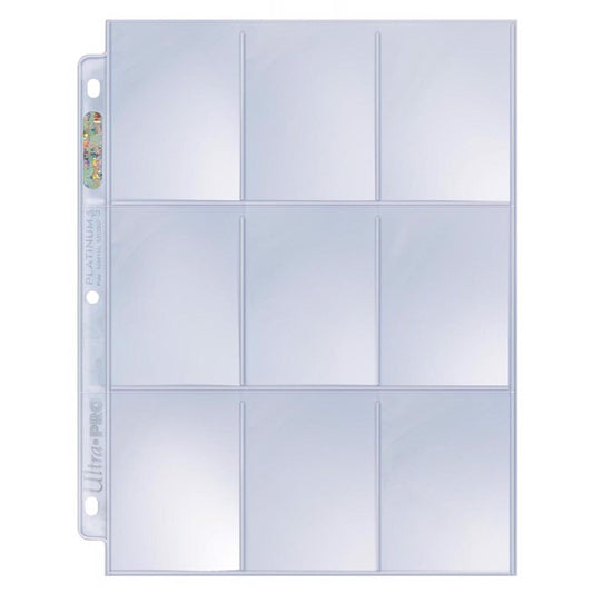 Ultra Pro Platinum 9 Sleeve Page - The Toy Station